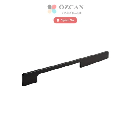 Alüminyum Lama Kulp 160 192 224 320 500 750 1000 mm Siyah Mat Altın Altın Füme Antik