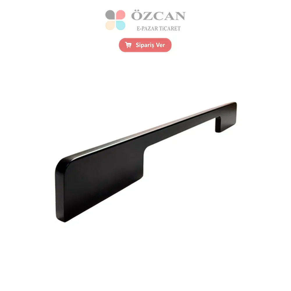 00014-Ceren Dolap çekmece mutfak kulp alüminyum ozcan pazar Alüminyum Ceren Kulp 128 160 192 224 320 mm Siyah Mat Altın Altın Füme Antik