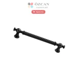 Alüminyum Badem 1010 Kulp 128 160 192 224 mm Siyah Mat Altın Altın Füme Antik