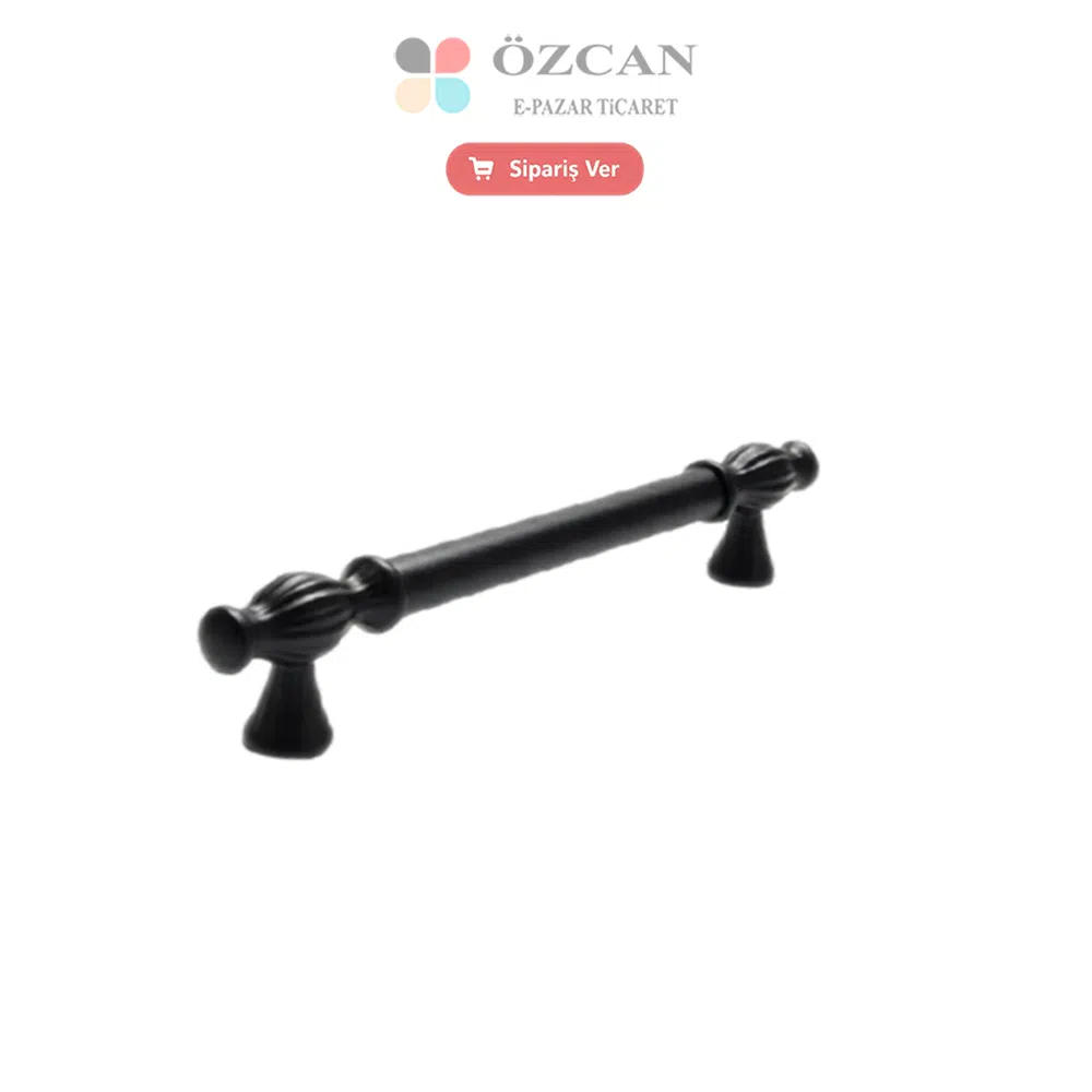 00023- Şeker Düz Dolap çekmece mutfak kulp alüminyum ozcan pazar-001 Alüminyum Şeker Düz Kulp 96 128 160 224 mm Siyah Mat Altın Altın Füme Antik