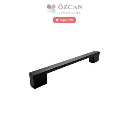 Alüminyum Köprü 15 mm Kulp 128 160 192 224 mm Siyah Mat Altın Altın Füme Antik
