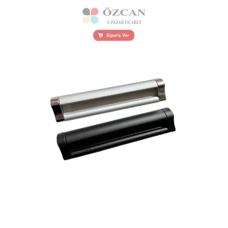 Alüminyum Çekme Yüzey Kulp 128 160 192 224 mm Siyah Mat Altın Altın