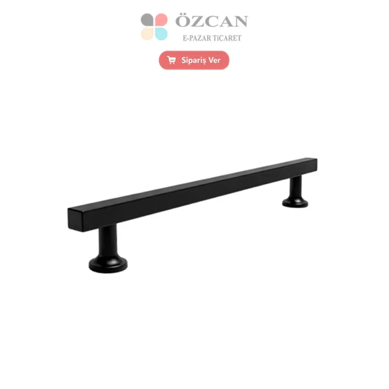 Alüminyum Kuzey Düz ve Çizgili Kulp 96 128 160 192 224 mm Siyah Mat Altın Altın Füme Krom
