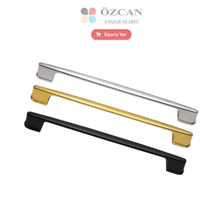 Zamak Tunus Kulp 160 192 mm Çift Ölçü Siyah Krom Altın Mat Altın Antik Füme Bronz