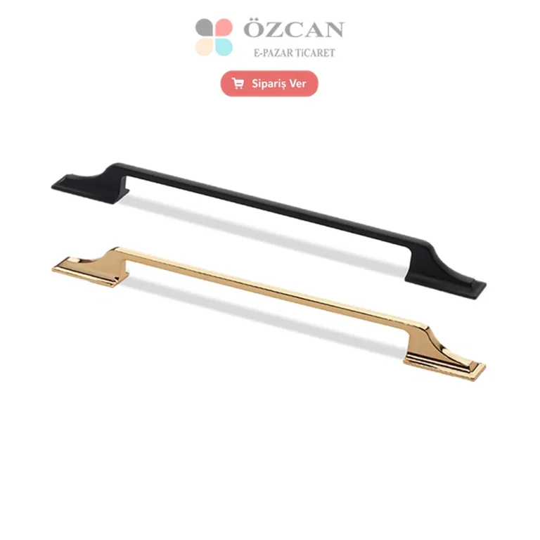 Zamak Linda Kulp 96 128 160 192 mm Çift Ölçü Siyah Krom Altın Mat Altın Antik Füme Bronz