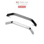 Alüminyum Şahin Dar Kulp 128 160 192 224 mm Siyah Krom