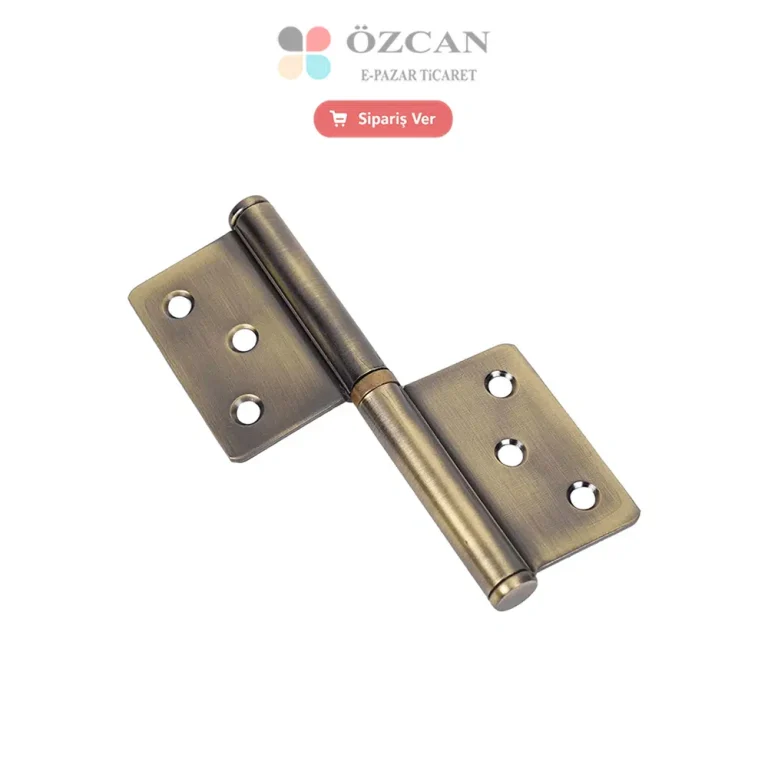 Cerman antik menteşe 12 cm çelik yönsüz antik kapı menteşesi