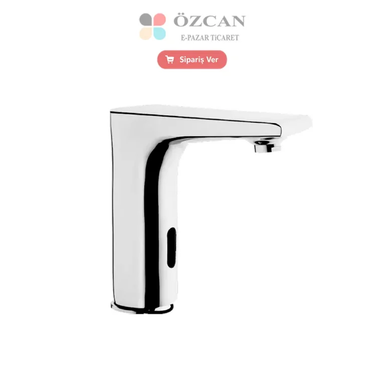 Krom Roxi Fotoselli Lavabo Bataryası SK1501432 Temassız Sensörlü Batarya
