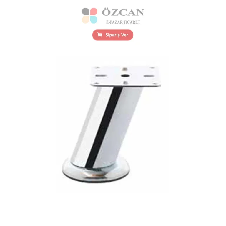 Metal Dereceli Ayak AY-871-51 Krom 7 cm 10 cm 12 cm 15 cm 20 cm Ø 51