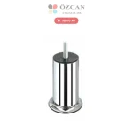 Baza Saplamalı Ayak Metal Bingo AY-519-51 Krom 6 cm 8 cm 10 cm 12 cm 15 cm Ø 51 M8-M10 Saplamalı