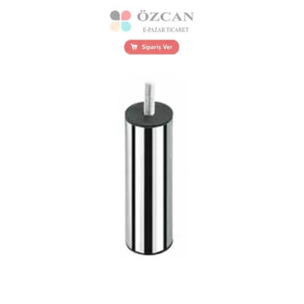 Raf Bağlantı Metal Ayağı AY-621-42 Krom 5 cm 10 cm 15 cm 20 cm 25 cm 30 cm 35 cm 40 cm 45 cm 50 cm Ø 42