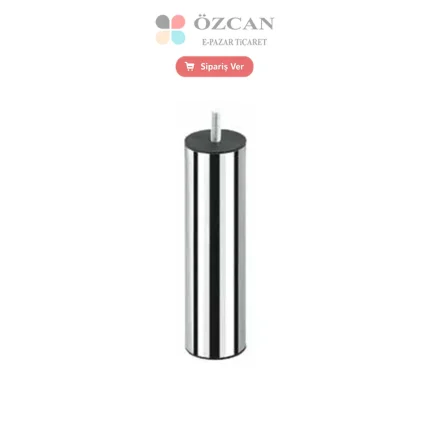 Raf Bağlantı Metal Ayağı AY-641-60 Krom 5 cm 10 cm 15 cm 20 cm 25 cm 30 cm 35 cm 40 cm 45 cm 50 cm Ø 60